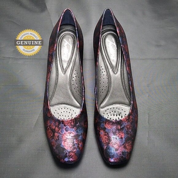 Trotters Shoes - Trotters Leather Wedge Slip-Ons - Lauren